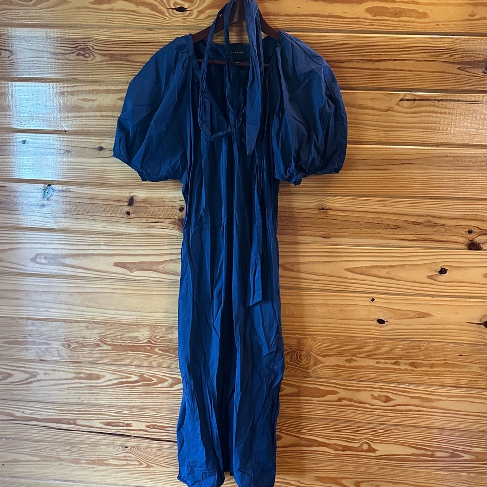 Elegant Navy Blue Women's Dress